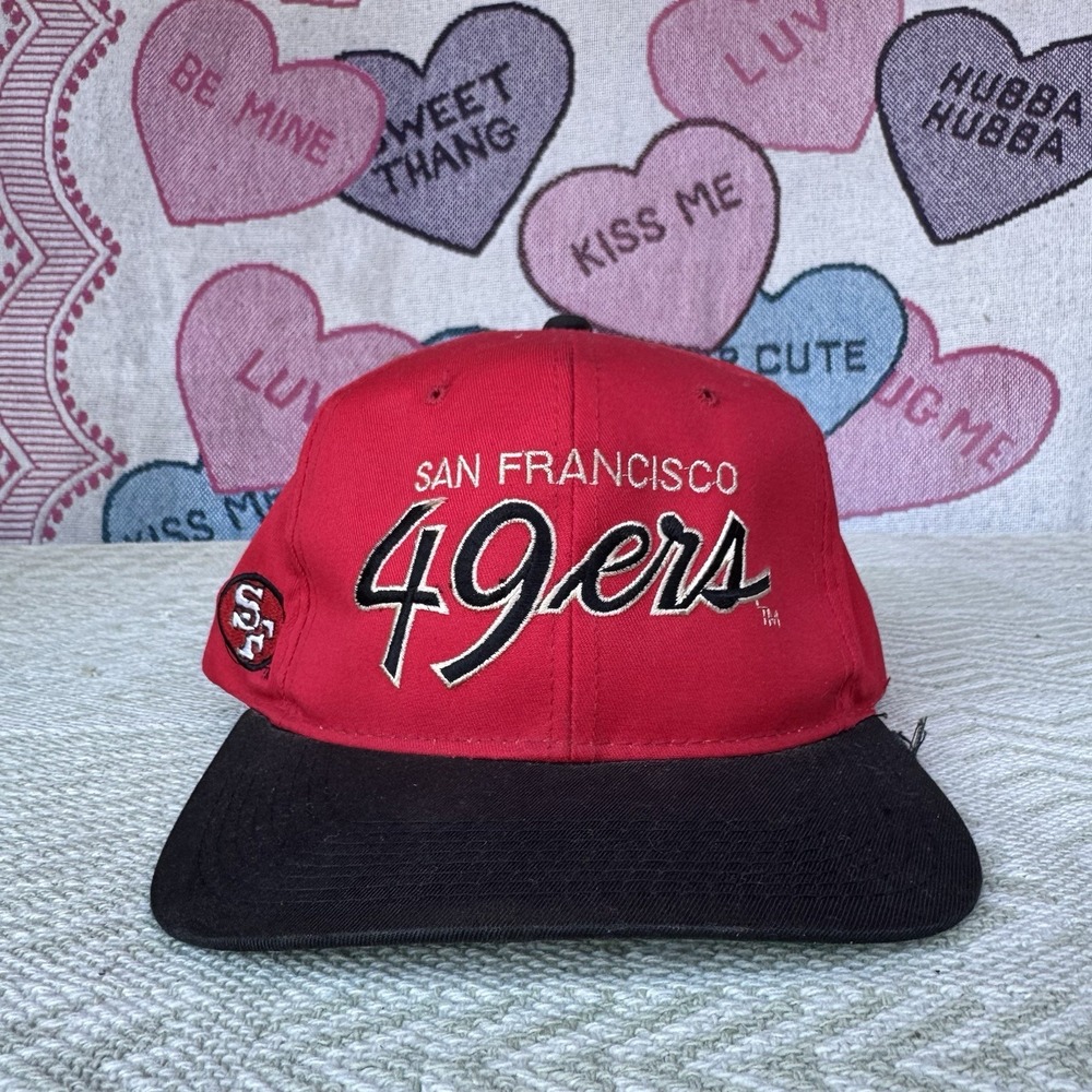 Vintage‎ 90s San Francisco 49ers Snapback Hat Cap Sports Specialties Script Wool
